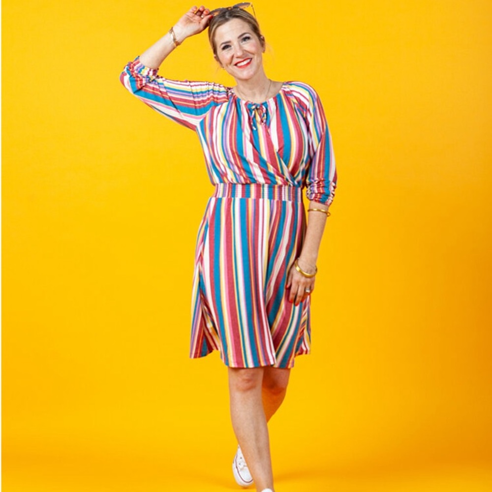 XS Lularoe Jody Peasant Dress NWT